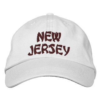 NEW JERSEY HAT BESTICKTE BASEBALLKAPPE