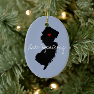 New Jersey Heimat Keramikornament