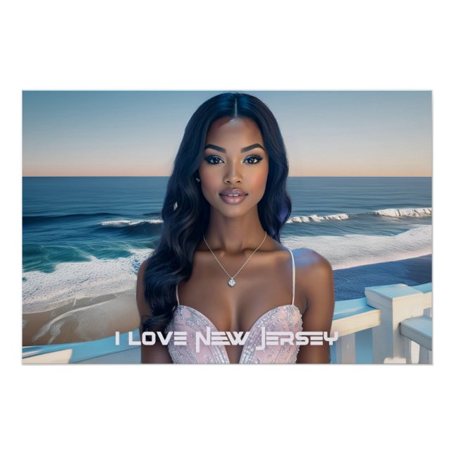 NEW JERSEY - ICH LIEBE NEW JERSEY POSTER (Vorderseite)