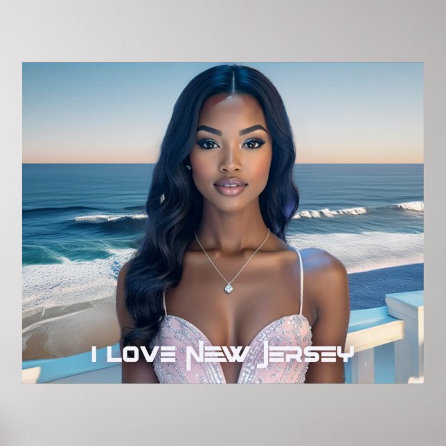 NEW JERSEY - ICH LIEBE NEW JERSEY POSTER (Vorne)