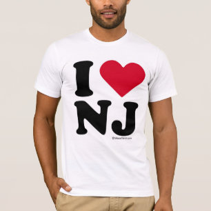 NEW-JERSEY - "ICH LIEBE NJ" "ICH LIEBE NEW-JERSEY" T-Shirt