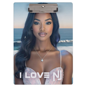 NEW JERSEY - ICH LIEBE NJ KLEMMBRETT