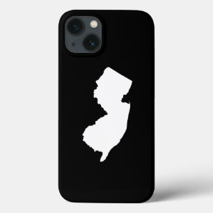 New Jersey in Weiß und Schwarz Case-Mate iPhone Hülle