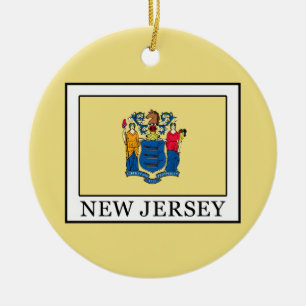 New Jersey Keramik Ornament