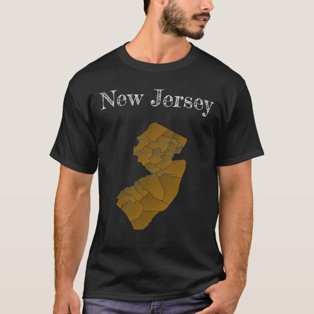 New Jersey Landkreises & Interstates T-Shirt (Vorderseite)