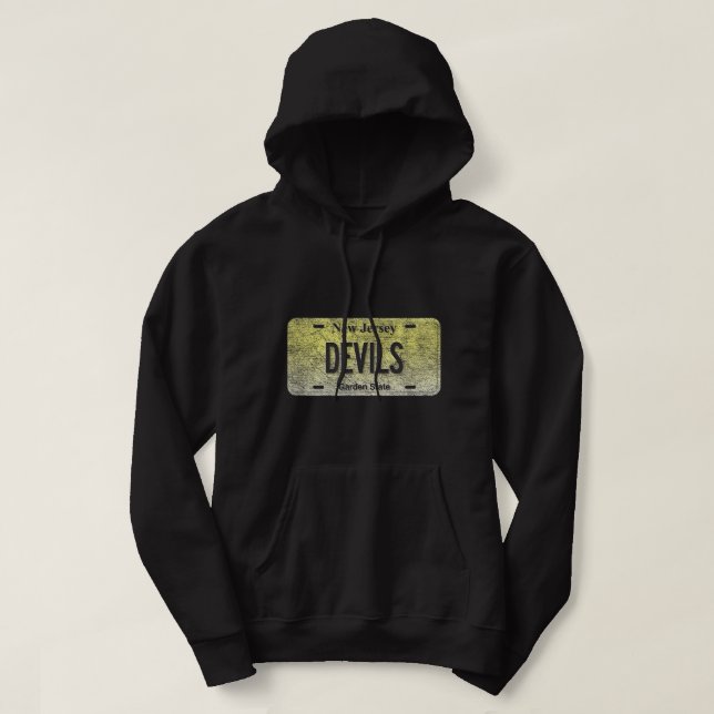 New Jersey License Plate - Geschenkideen Hoodie (Design vorne)