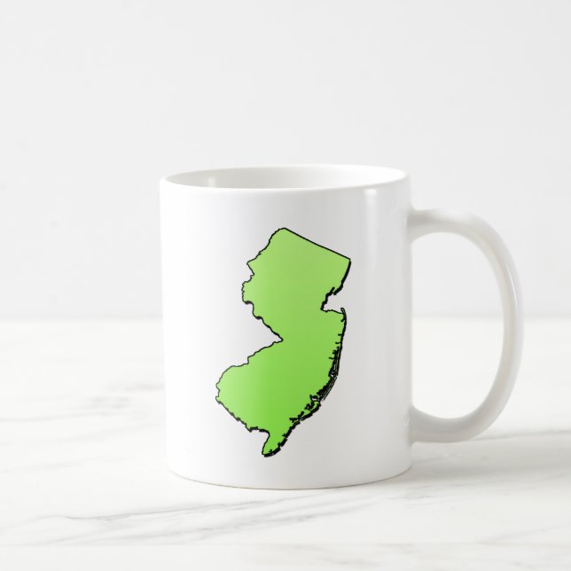 New Jersey Light Green Kontur Tasse (Rechts)