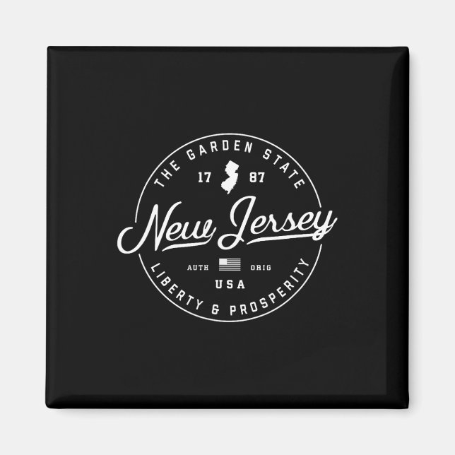 New Jersey  Magnet (Vorne)