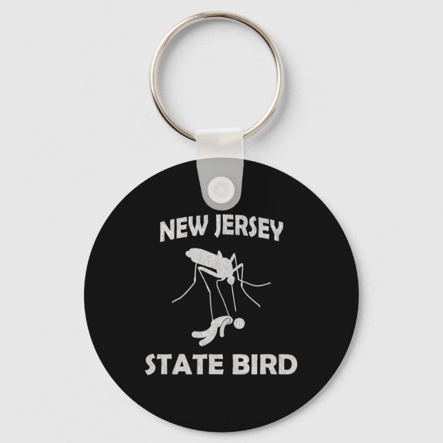 New Jersey Mosquito State Bird Funny Outdoors  Schlüsselanhänger (Vorderseite)