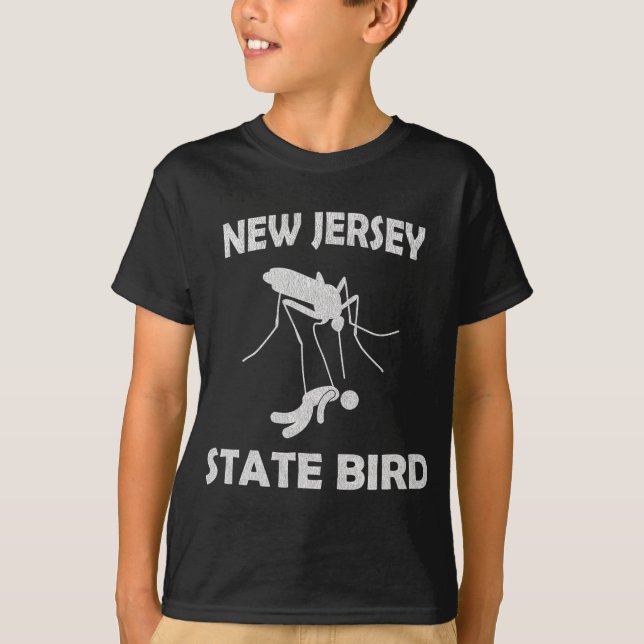 New Jersey Mosquito State Bird Funny Outdoors  T-Shirt (Vorderseite)