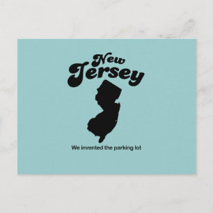 New Jersey Motto - Wir erfanden den Parkplatz Postkarte