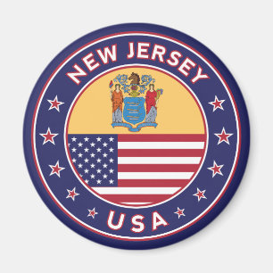 New Jersey, New Jersey-Aufkleber, Handy-Gehäuse, T Magnet