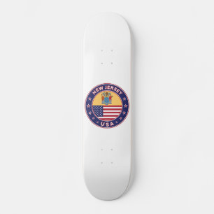 New Jersey, New Jersey-Aufkleber, Handy-Gehäuse, T Skateboard