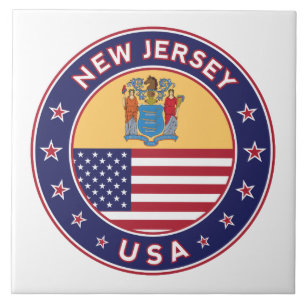 New Jersey, New Jersey, phone heiraten zu sticker, Fliese