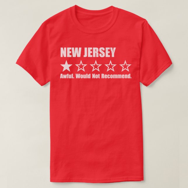 New Jersey One Review 1 T-Shirt (Design vorne)