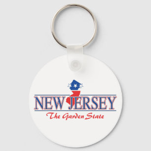 New-Jersey patriotischer Schlüsselanhänger