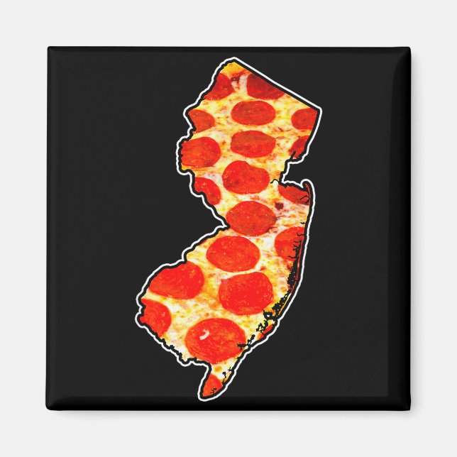New Jersey Pepperoni Zza  Magnet (Vorne)