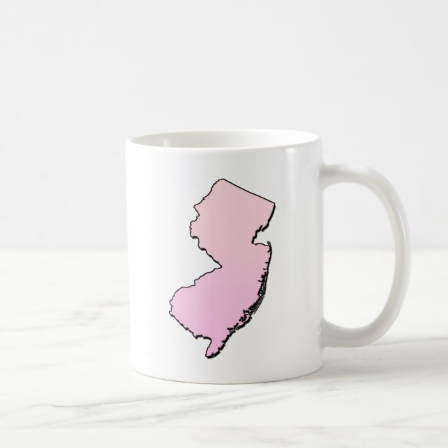 New Jersey Pink-Kontur Tasse (Rechts)