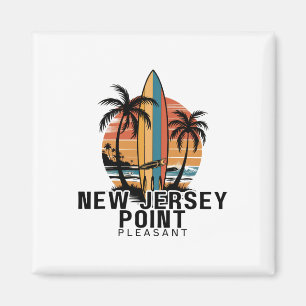 New Jersey Point Pleasant Surfen Surfer _1  Magnet