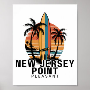 New Jersey Point Pleasant Surfen Surfer _1  Poster