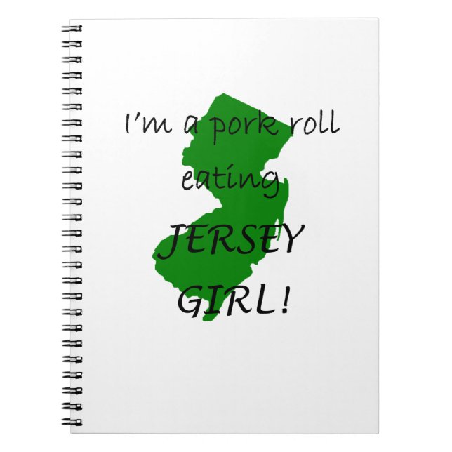 New Jersey Pork Roll Notebook Notizblock (Vorderseite)