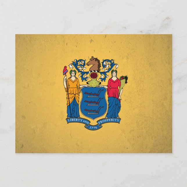 New Jersey Postkarte (Vorderseite)