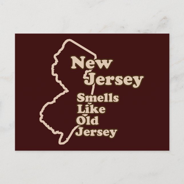 New Jersey riecht wie Old Jersey Postkarte (Vorderseite)