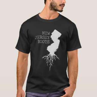 New Jersey Roots Staat Map T-Shirt