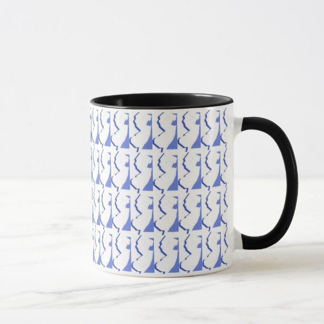 New-Jersey schwarze Wecker-Tasse Tasse (Rechts)