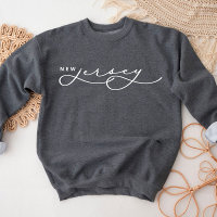 New Jersey Script Staat Women's Sweatshirt