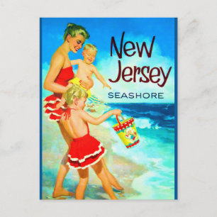 New Jersey Seashore Postcard Postkarte