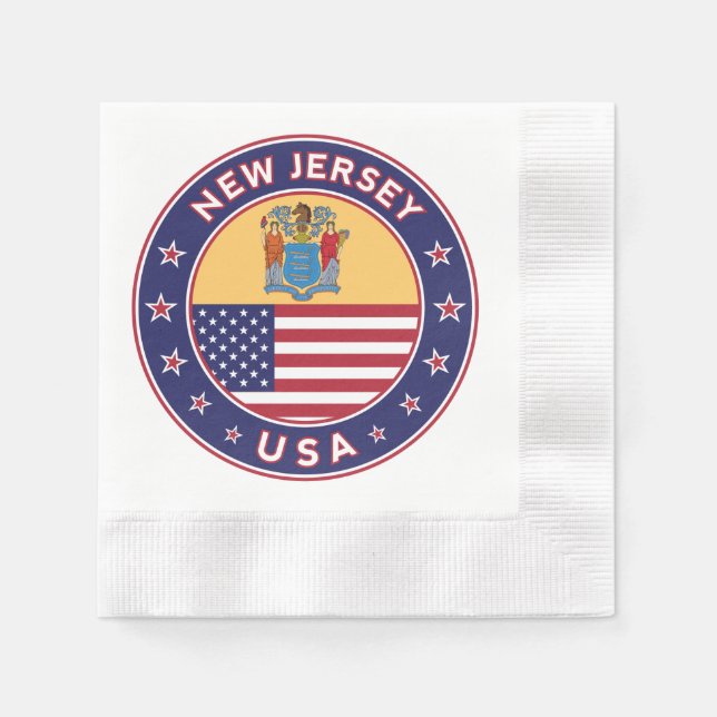 New Jersey Serviette (Vorderseite)