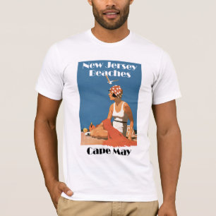New-Jersey setzt ~ Cape May auf den Strand T-Shirt