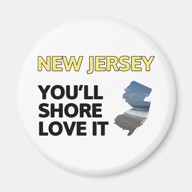 New Jersey: Sie werden die Liebe abkühlen Magnet (Vorne)
