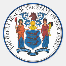 New Jersey Siegel Round Sticker