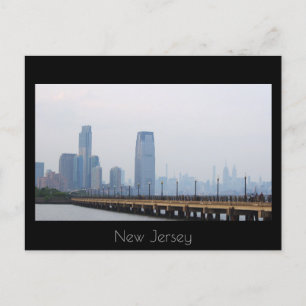 New Jersey Skyline Postcard Postkarte
