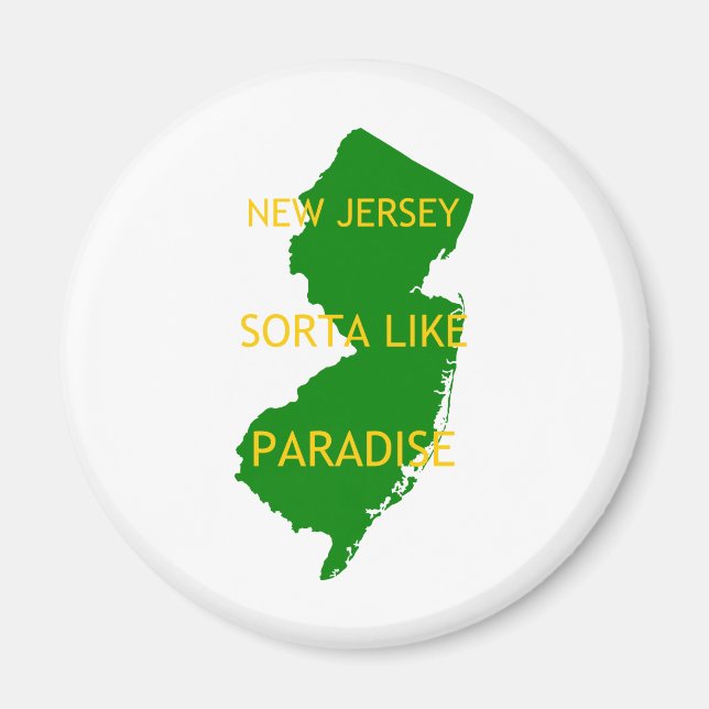 New Jersey: Sorta Like Paradise — Magnet (Vorne)