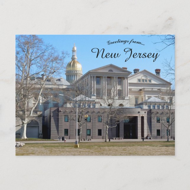 New Jersey Staat House Trenton New Jersey Postkarte (Vorderseite)
