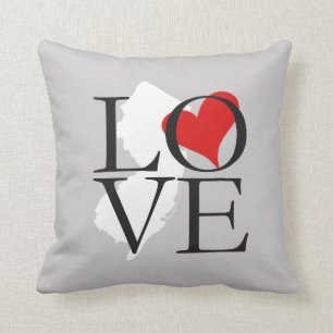 New Jersey Staat Liebe Pillow Kissen
