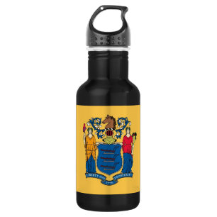 New Jersey Staatsflagge Liberty Flasche Edelstahlflasche