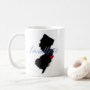 New Jersey Stadt mit Herz Tasse