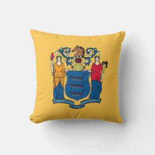 New Jersey State Flag American MoJo Pillow Kissen