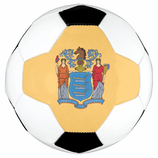 New Jersey State Flag Fußball (Vorderseite)