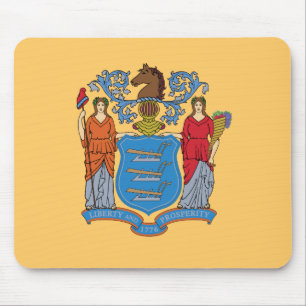 New Jersey State Flag Mousepad