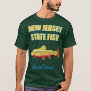 New Jersey State Freshwater Fish Bachforelle T-Shirt