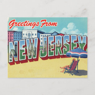 New Jersey Strand Postkarte