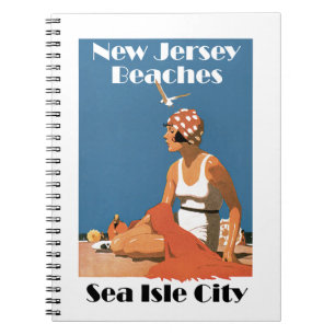 New Jersey Strände ~ Sea Isle City Notizblock