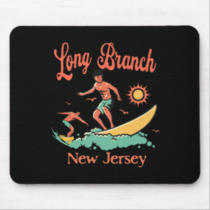 New Jersey Surfer Long Branch Nj Surfen Strand Url Mousepad