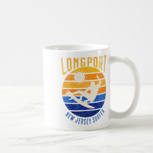 New Jersey Surfer Longport Nj Surfstrände Strand Kaffeetasse