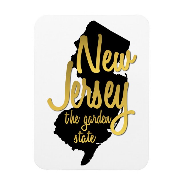 New Jersey The Garden Staat Magnet (Vertikal)